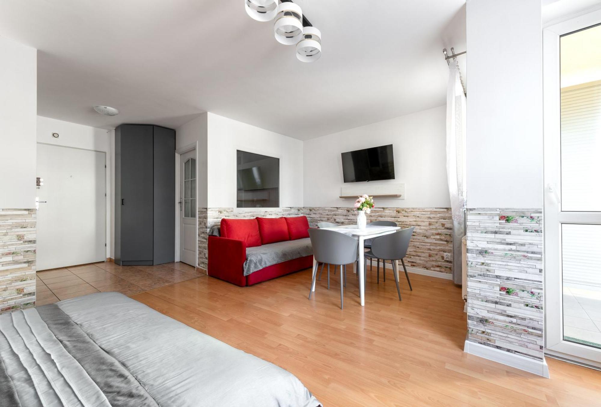 Apartament Diamond 35m2, 4 Osoby, Balkon, Free Parking Appartement *